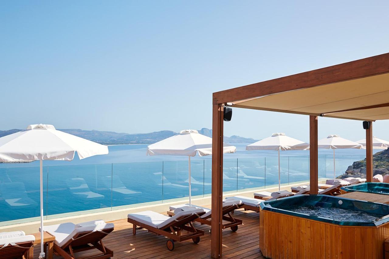 Lindos Blu Luxury Hotel-Adults Only Екстер'єр фото